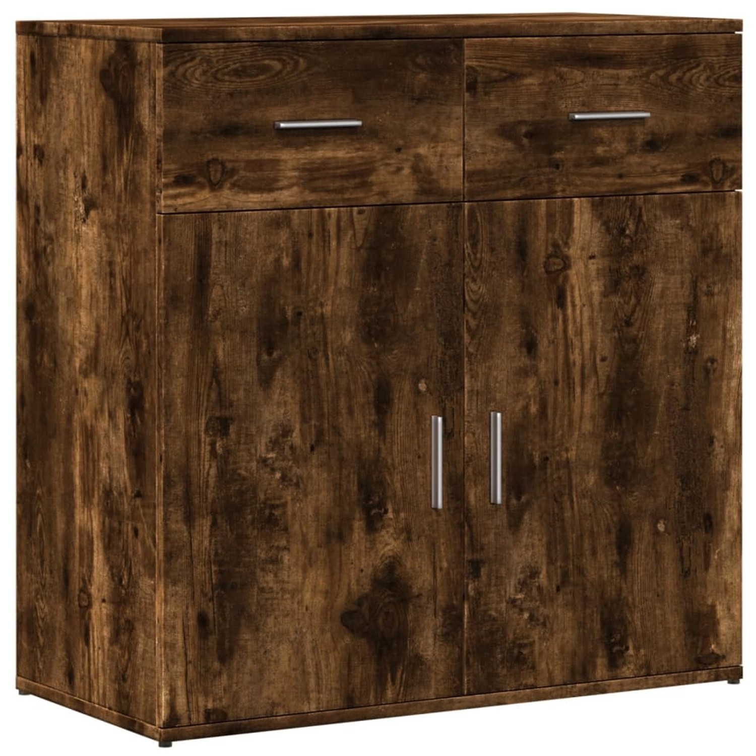 vidaXL Sideboard Räuchereiche 79x38x80 cm Holzwerkstoff 840524 günstig online kaufen