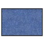 Blaue Karat Schmutzfangmatte Rhine, 90x150 cm, mit schwarzem Rand. Fußmatte für den Innenbereich.