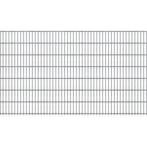 Doppelstabmatte 6/5/6 mm, Zink, 250x143 cm für Gartenzäune.