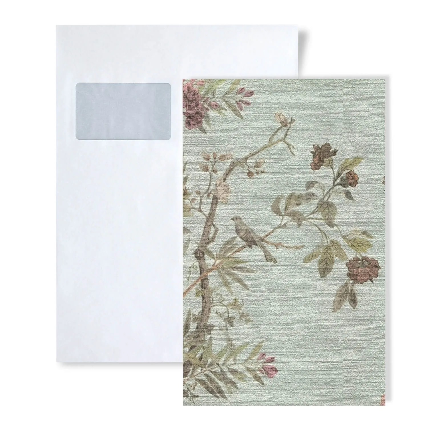 PROFHOME S-790435-GU DIN A4 Muster der Floralen Tapete 1 Musterstück