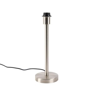QAZQA Moderne Tischlampe Stahl ohne Schirm Simplo