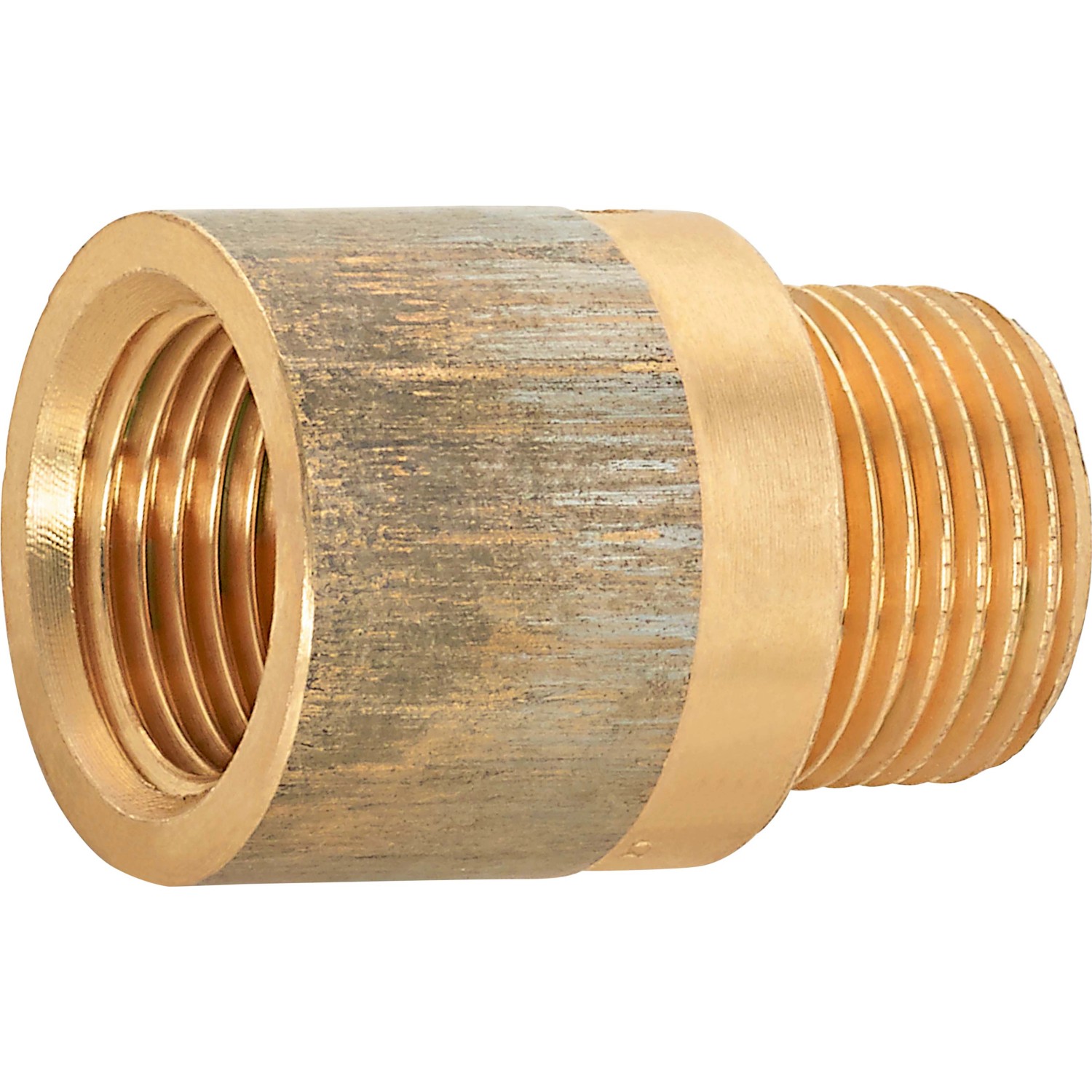 Hahnverlängerung 14,9 mm (Rp 3/8) x 16,7 mm (R 3/8) Rotguss 20 mm