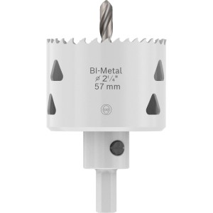 Bosch Lochsäge Multi Material, Ø 57mm, mit Aufsteckhalter, silber.