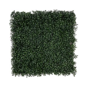 KARAT Pflanzenwand Boxwood Dark-Green, 50x50cm, Kunstpflanze für Wanddekoration.