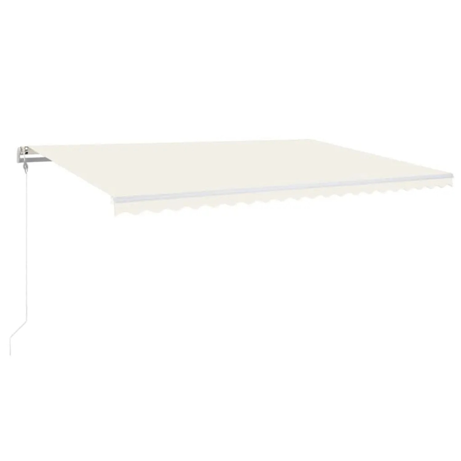 vidaXL Markise Automatisch Einziehbar 500x300 cm Creme 3068947