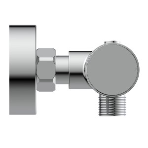 Schütte Thermostat Duscharmatur Los Angeles, Chrom-Finish, Detailansicht.