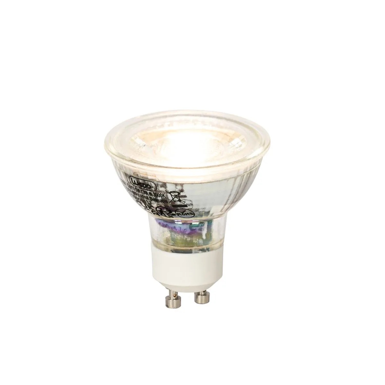 LUEDD GU10 Dimmbare LED Lampe 5W 370,m 3000K