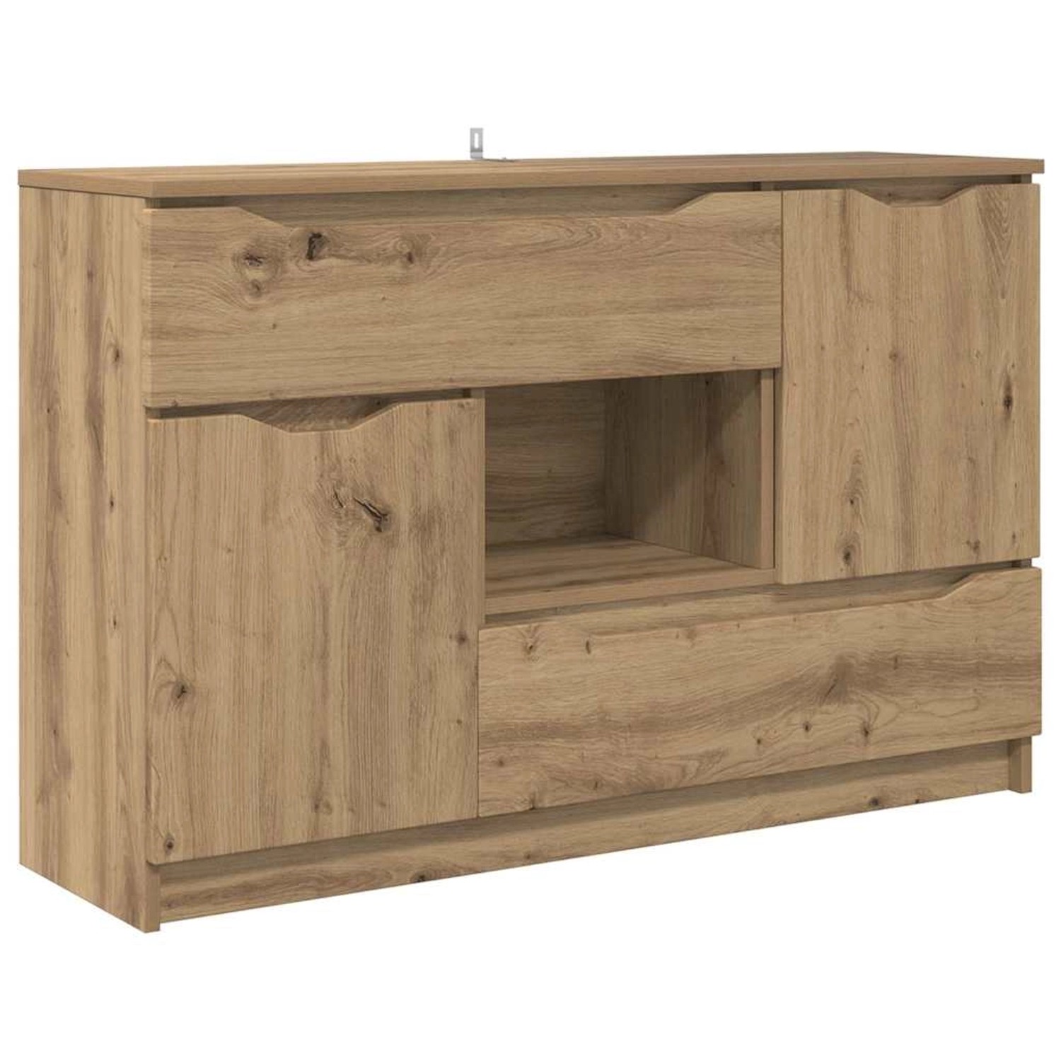 vidaXL Sideboard Artisan-Eiche 100 x 30 x 65,6 Holzwerkstoff 888796 günstig online kaufen