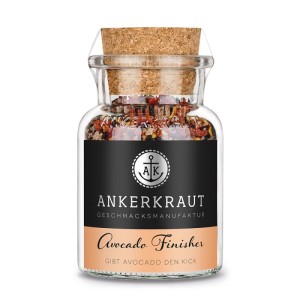 Ankerkraut Avocado Finisher Gewürzmischung im Glas mit Korken, 80g.