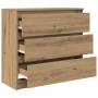vidaXL Sideboard Artisan-Eiche 80x35x76 cm Holzwerkstoff 861741_5