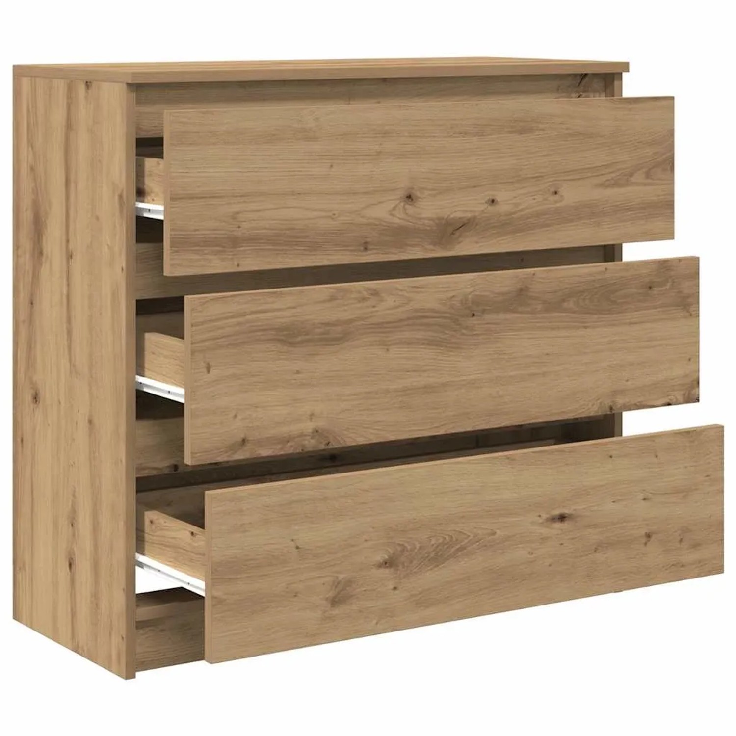 vidaXL Sideboard Artisan-Eiche 80x35x76 cm Holzwerkstoff 861741_5
