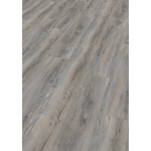 Check Klebe-Vinylboden Expert Vondern Eiche, graue Holzoptik, verlegt.