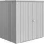 Biohort Geräteschrank Large, 177x186x150 cm, silber-metallic, ideal für Garten & Terrasse.