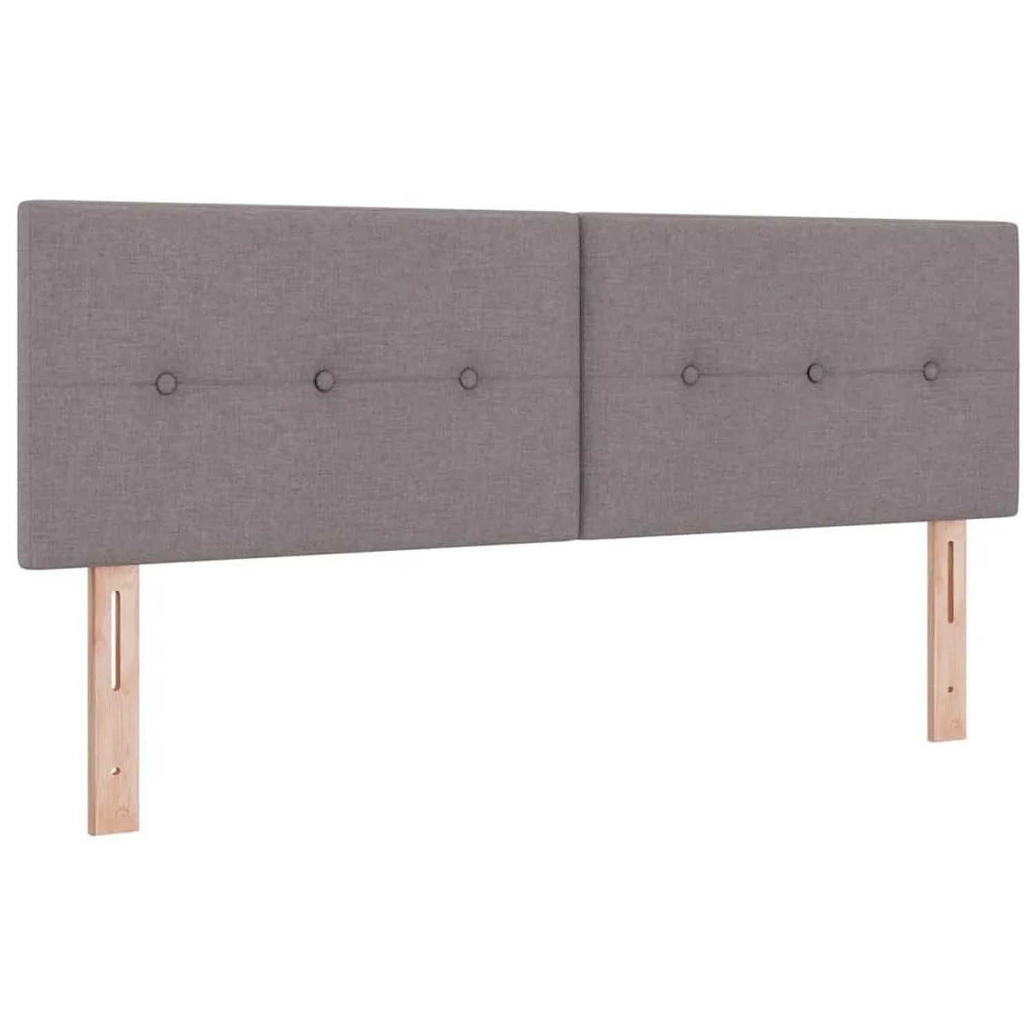 vidaXL Kopfteil mit Kopfteil Taupe 160 cm Kunstleder 42007167