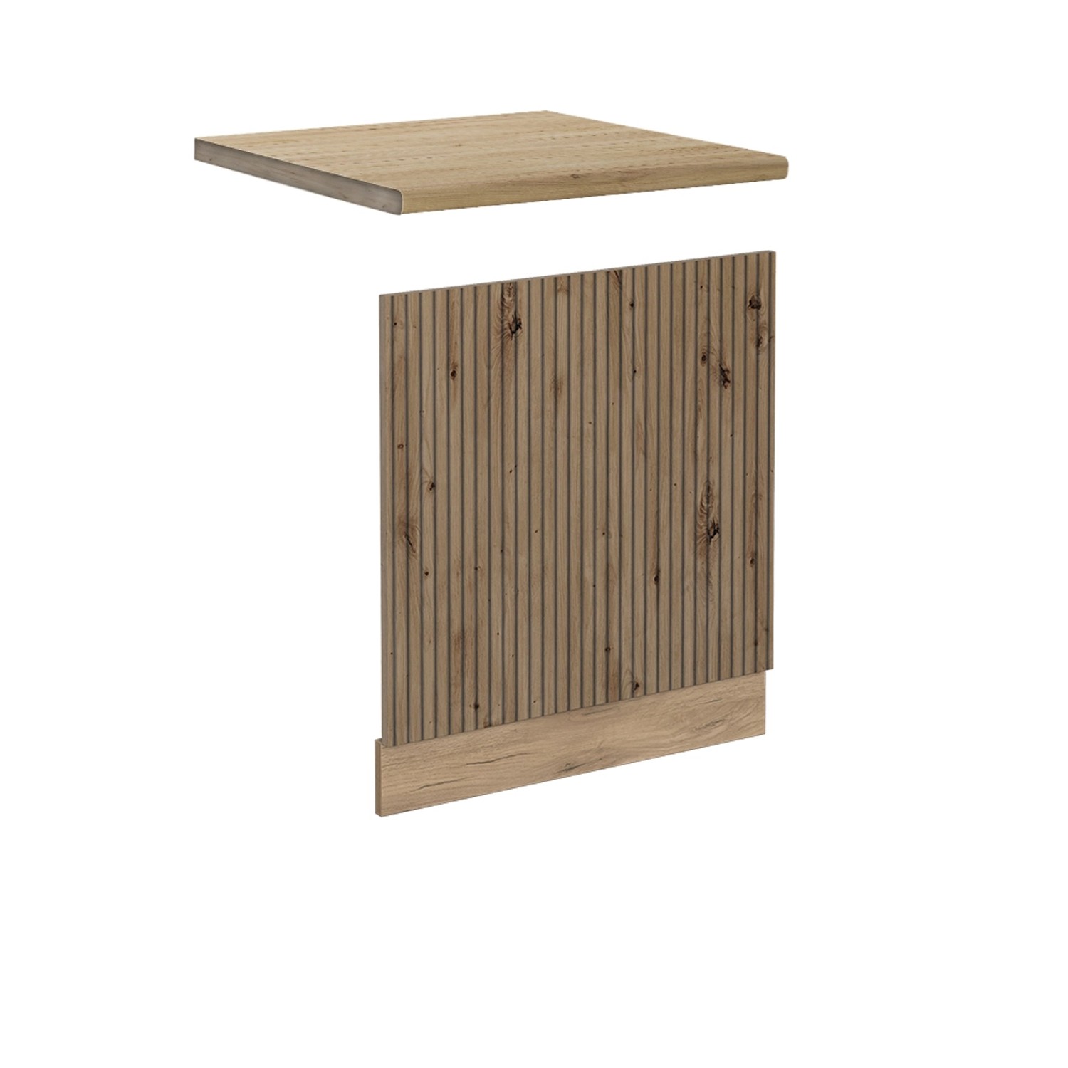 Vicco Frontblende R-Line Artisan-Eiche/Goldkraft Eiche 45 cm AP Eiche mit G günstig online kaufen