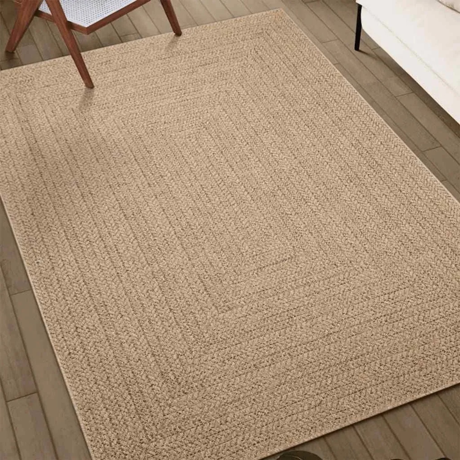 vidaXL Teppich ZIZUR 60x110 cm Jute-Optik Indoor und Outdoor 4006150_4