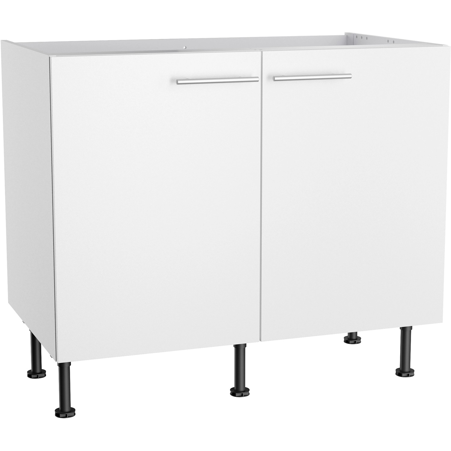 Optifit Spülenunterschrank Bengt932 100 cm x 87 cm x 58,4 cm Weiß günstig online kaufen