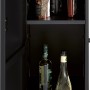 Enders Grill-Trolley mit offener Tür, gefüllt mit Grillutensilien. Mobiler Unterschrank für Monroe Pro, Colorado und Boston Grills.