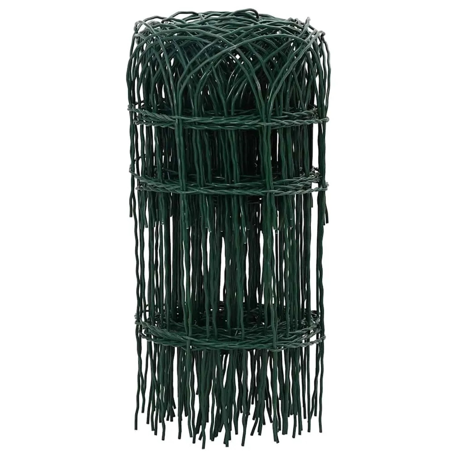 vidaXL Beetzaun Pulverbeschichtetes Eisen 10x0,4 m 141071