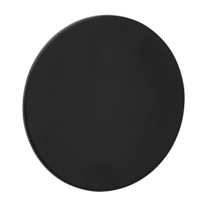 SOTECH Blindrosette, rund, Ø55mm, Edelstahl schwarz, selbstklebend für Tür und Möbel.