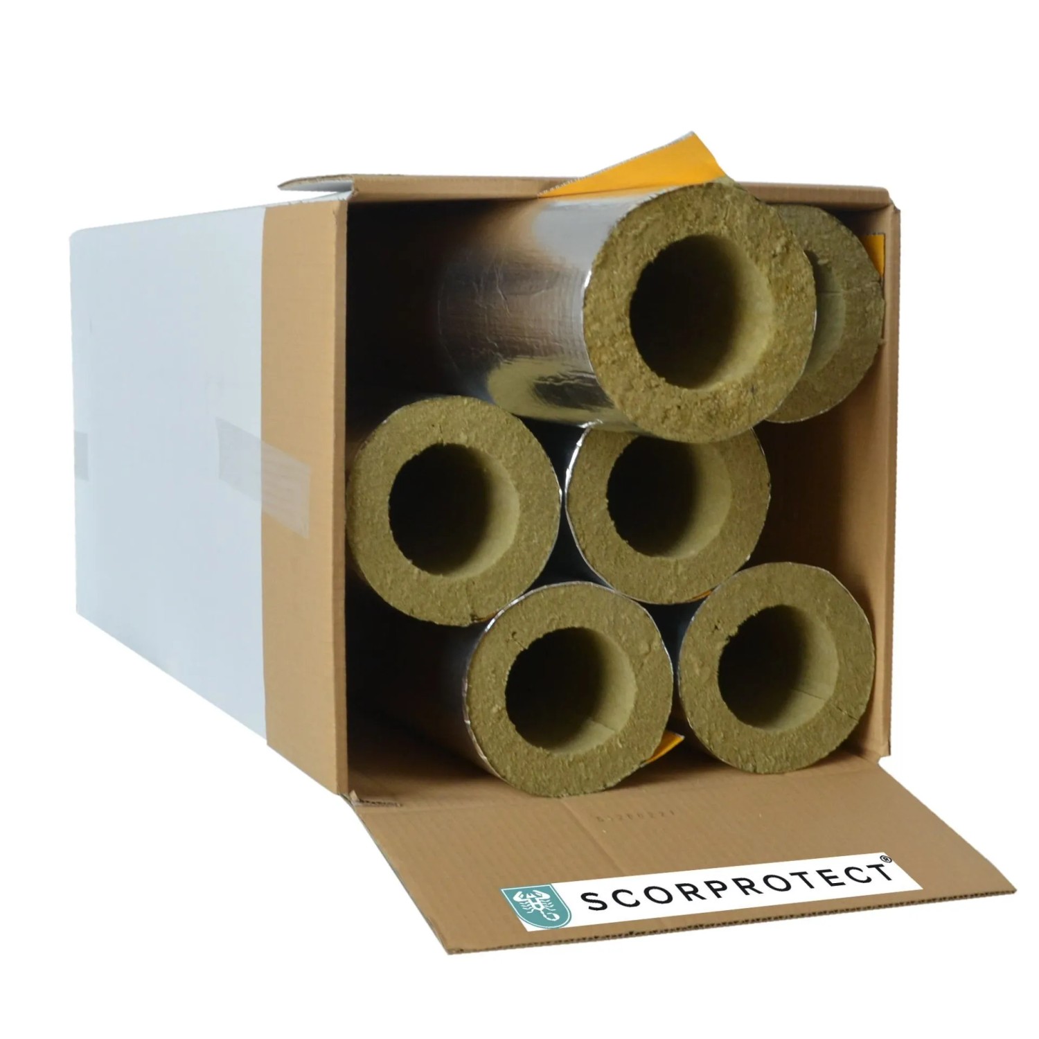 Scorprotect Karton Rohrisolierung Alu 89 MM X 30 MM
