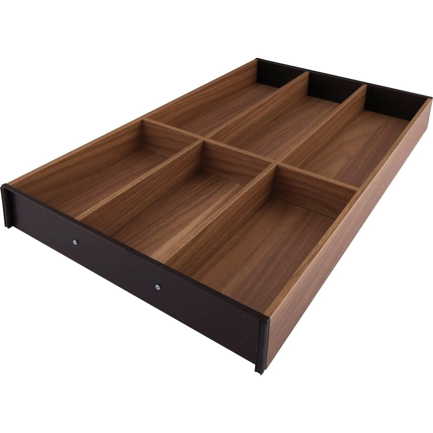 Blum Ambia-Line Besteckeinsatz Breit 524x300x50 mm Besteckkasten Tennessee Nuss Schwarz