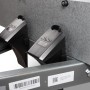 Stema Unterlegkeile mit Halterung und Befestigung am Anhänger.