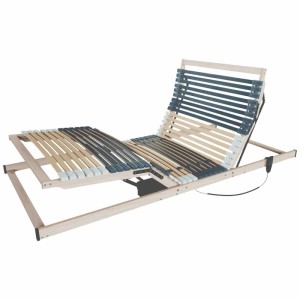 Matratzen Perfekt Elektrischer 42-Leisten-Lattenrost 100 x 200 cm Notabsenkung 7 Zonen Komfort