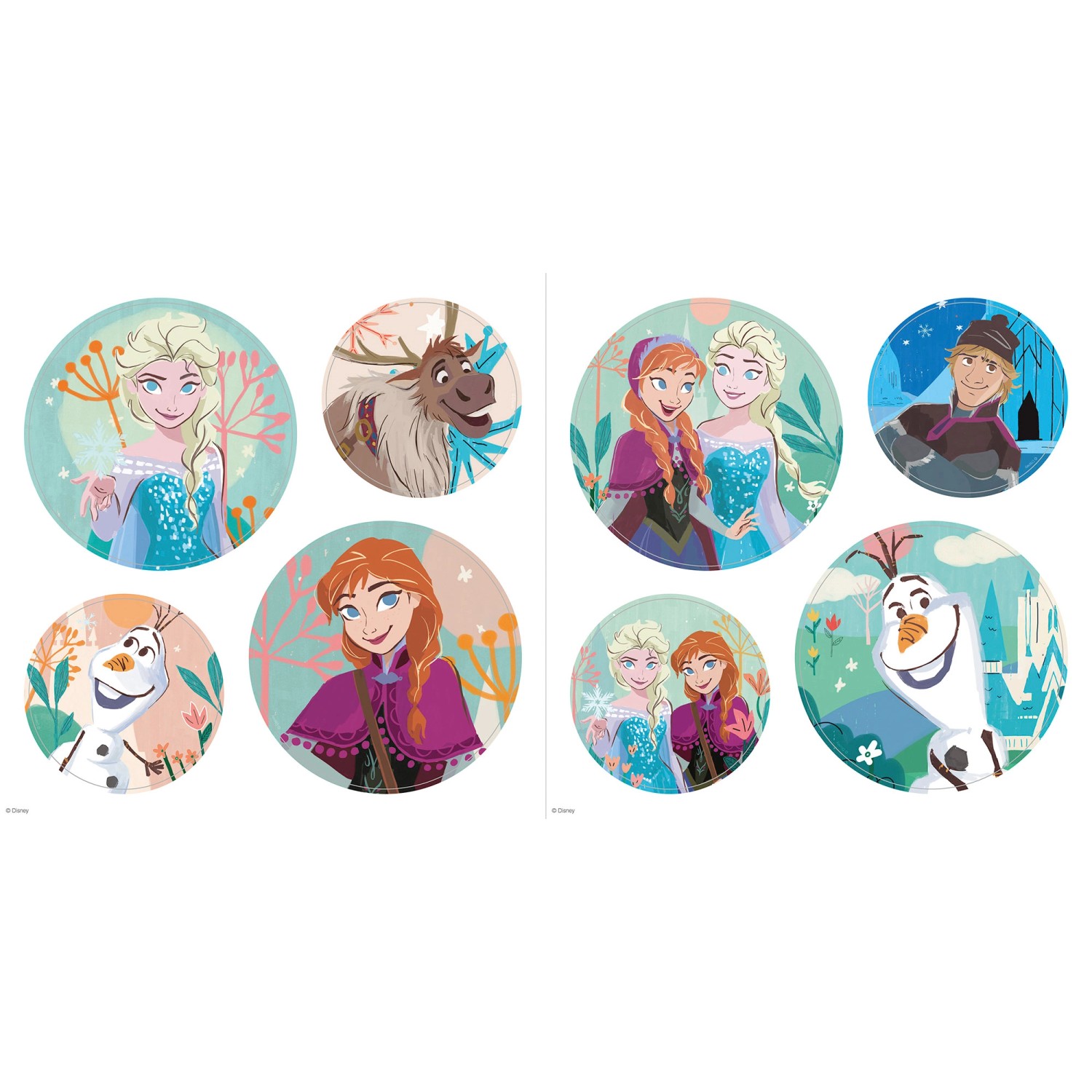 Komar Fenstersticker Frozen Royal 30 cm x 30 cm