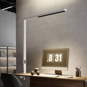 Dimmbare, weiße LED-Tischleuchte Jolinda von Arcchio aus Aluminium.