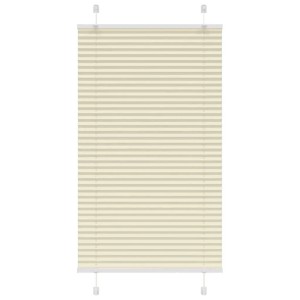 vidaXL Plissee Creme 70x150 cm Stoffbreite 69,4 cm Polyester 4015290
