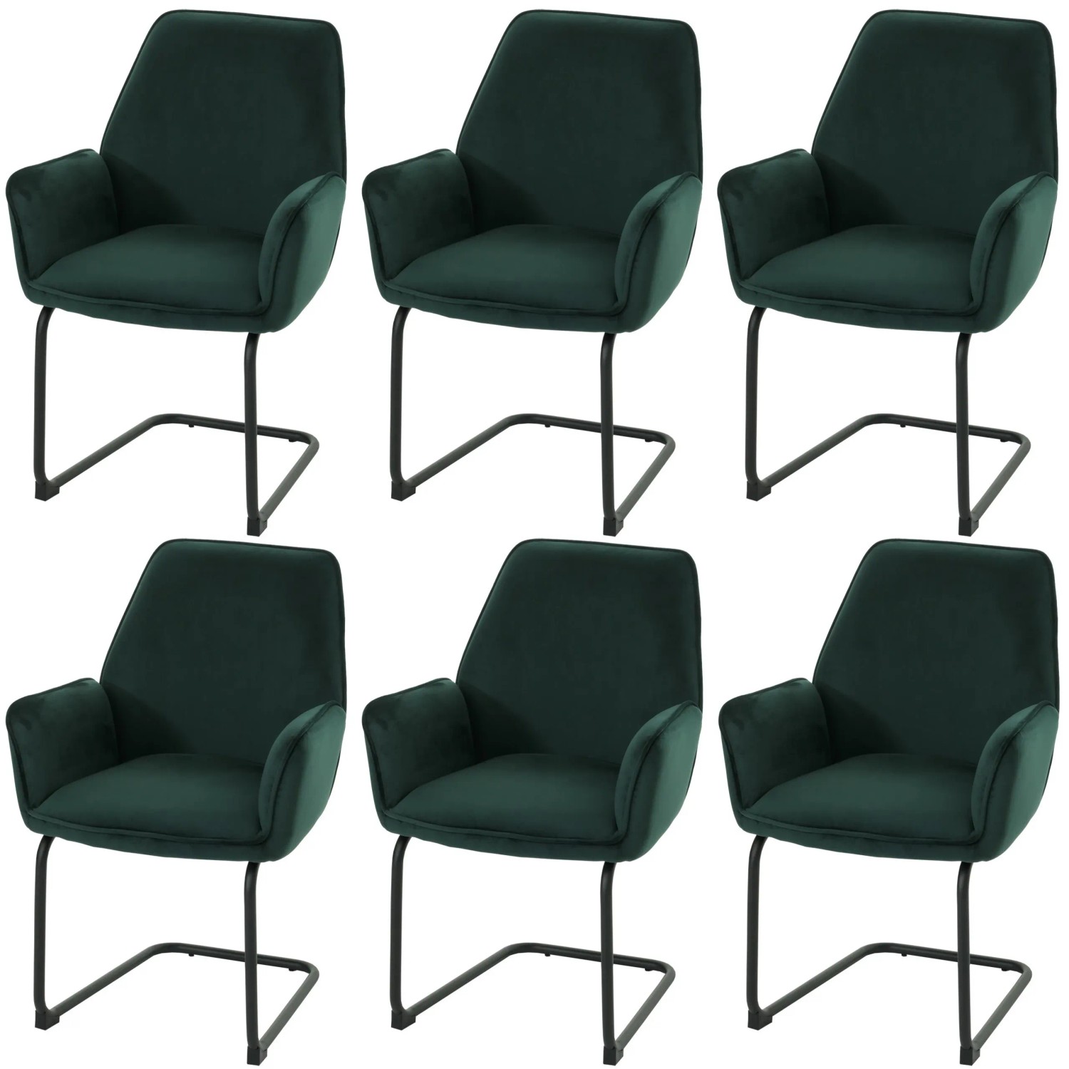 MCW Freischwinger G67 6er-Set Grün