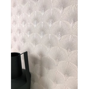 Newroom Vliestapete Elwin Taupe Fächer Modern FSC®