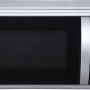 PKM Unterbau-Mikrowelle MW700-20 UB2, silberfarben, mit Drehteller und analogen Bedienelementen.