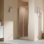Breuer Elana 2.0 Pendeltür für Nische, 200x90 cm, Sicherheitsglas, silberfarben. Komplettdusche im Badezimmer.