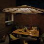 Paulmann Schirmbeleuchtung: LED-Strip für Sonnenschirm, warmweißes Licht für gemütliche Abende.