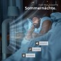 Tectake Turmventilator Polar 80° Oszillation  20 W 8 Geschwindigkeitsstufen  Maximal  und Schlafmodus Weiß 14 50 x 14 50 x 55 50 cm Weiß_7