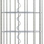 Gabiona Gabionen-Säule, rund, 230 cm hoch, Ø 22 cm, Maschenweite 5x10 cm.
