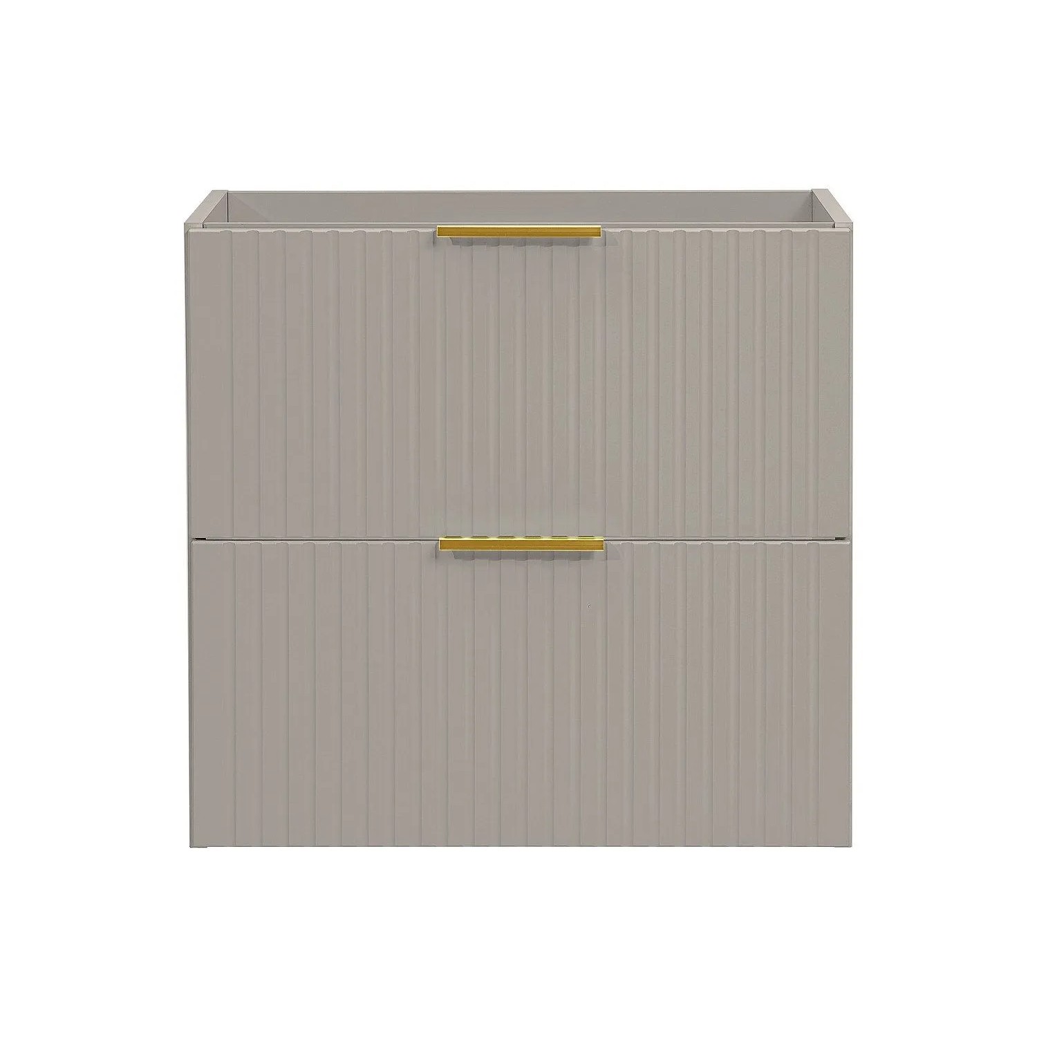 Vente-unique Waschbeckenunterschrank Zevara Beige 60 cm