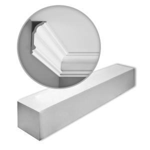 ORAC DECOR C339 LUXXUS Zierleisten Set, 7 Stuckleisten (14m), weiß, für Wand und Decke.