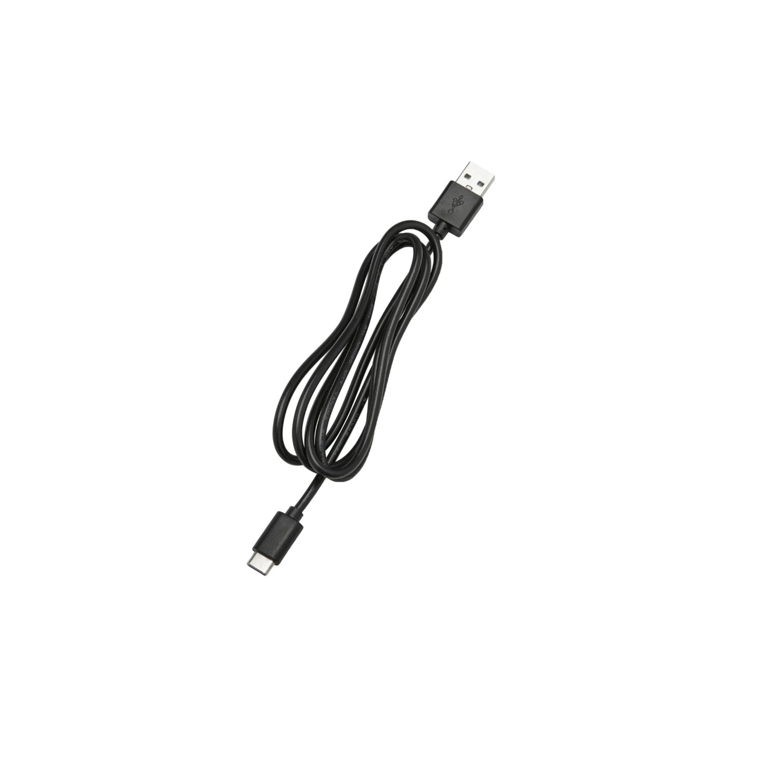 Schwarzes USB-C Ladekabel für PR Home Tiara Tischleuchte.