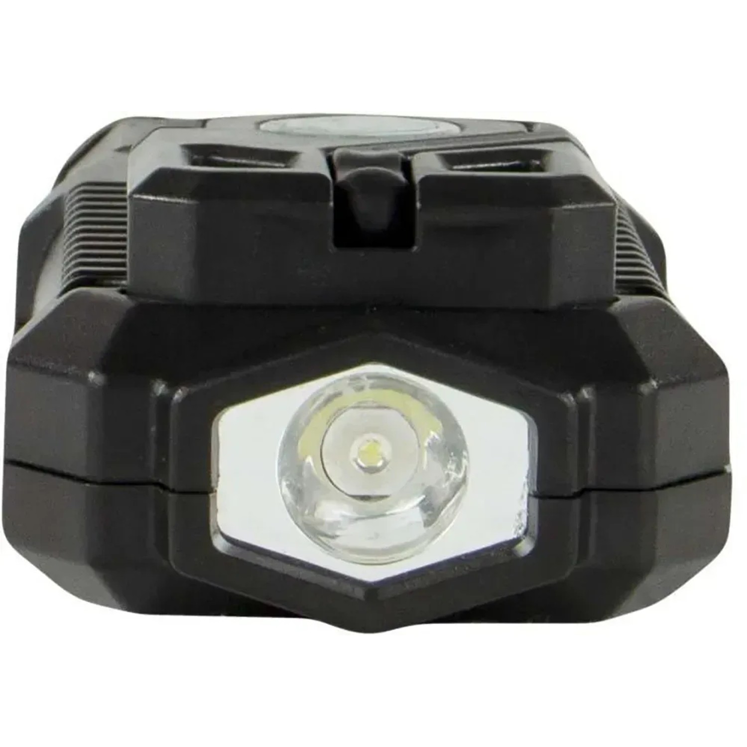 REV Ritter LED-Akku-Handlampe Torch, schwarz-rot, mit Taschenlampe. Kompakte Bauform.