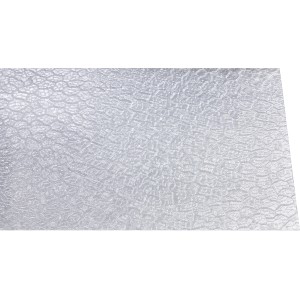 Transparente Polystyrol-Platte (Wabe, 2,5 mm) für Kunststoffbedachung, 1000x500 mm.