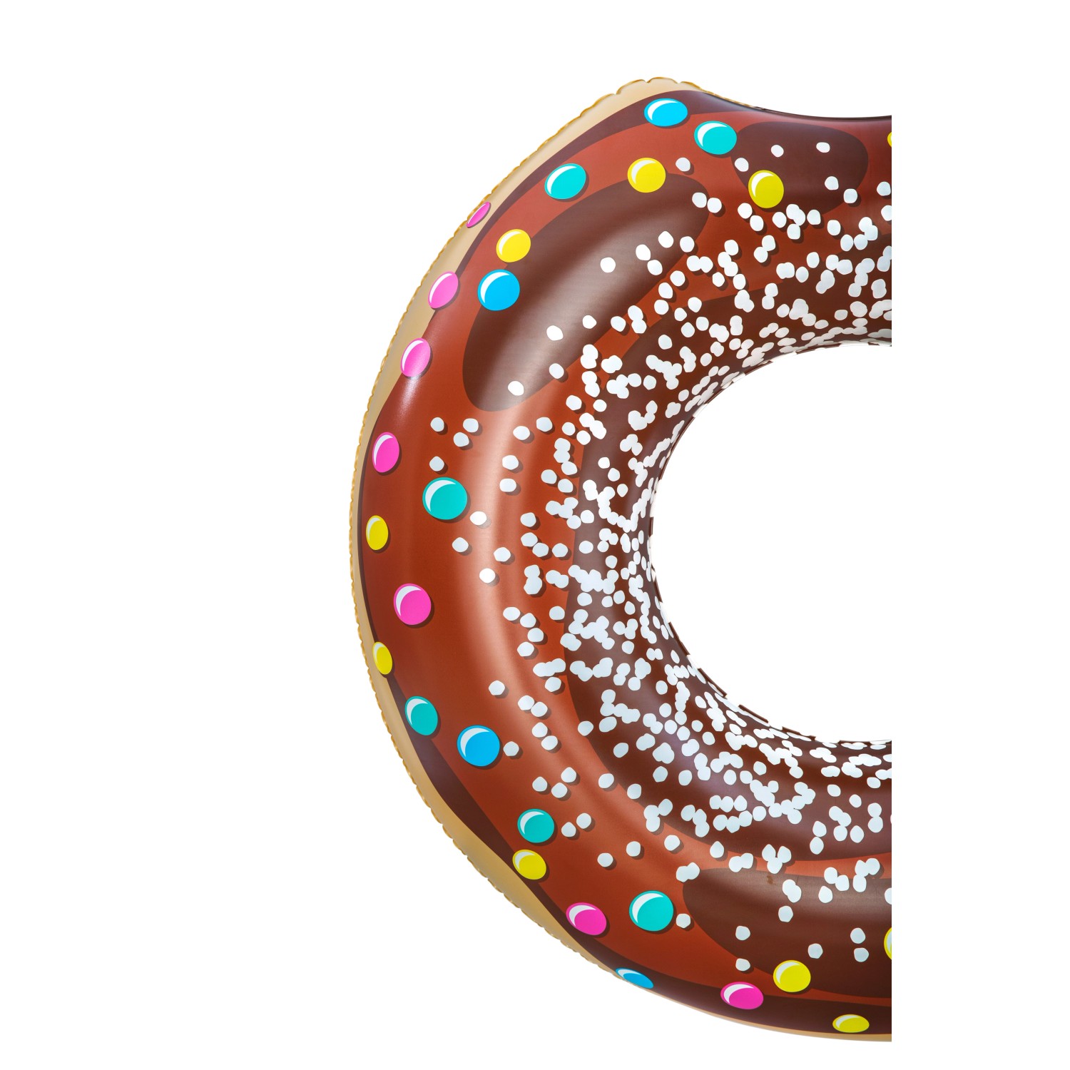 Bestway Schwimmring Donut, Ø 107 cm, ab 12 Jahren, mit Schoko-Glasur und bunten Streuseln.