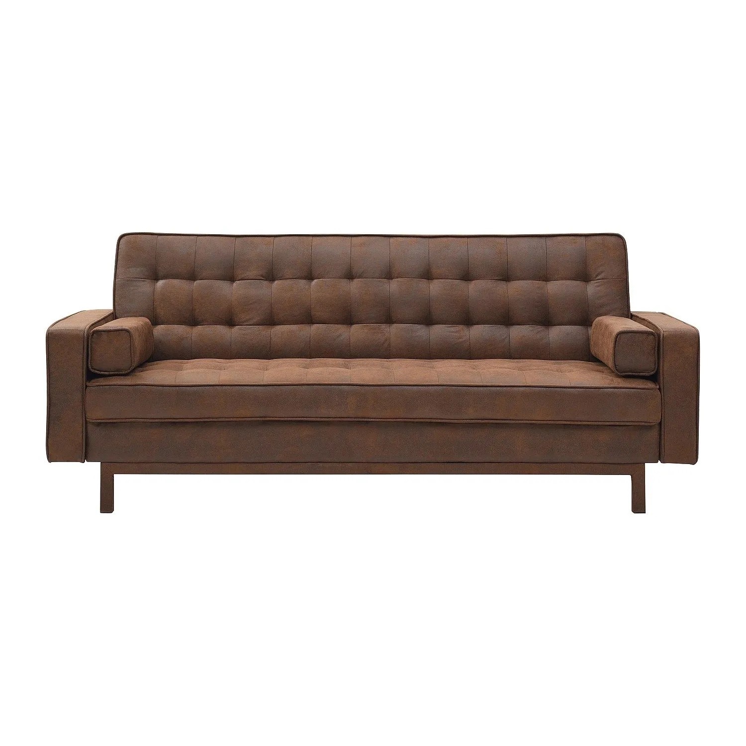 Vente-unique Schlafsofa Eleanor Braun 230 cm