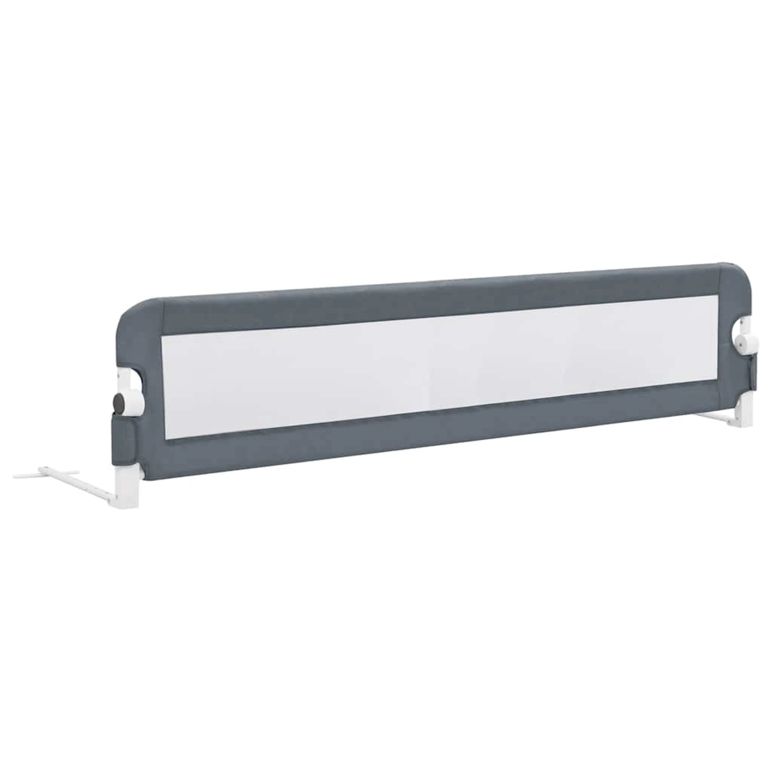 Thumbnail - vidaXL Kleinkindbettschutzgitter Grau 180x42 Cm Polyester 586787