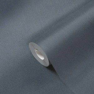 Rolle Bricoflor Vliestapete in Dunkelgrau, Uni Tapete für Büro und Schlafzimmer.