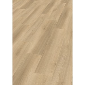Check One Click-Vinylboden Morbach Eiche, helle Holzoptik für Wohnräume.
