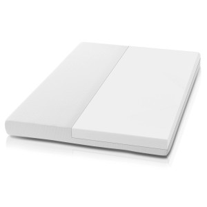 Weiße Juskys Kaltschaummatratze, 80x160 cm, für optimalen Schlafkomfort.