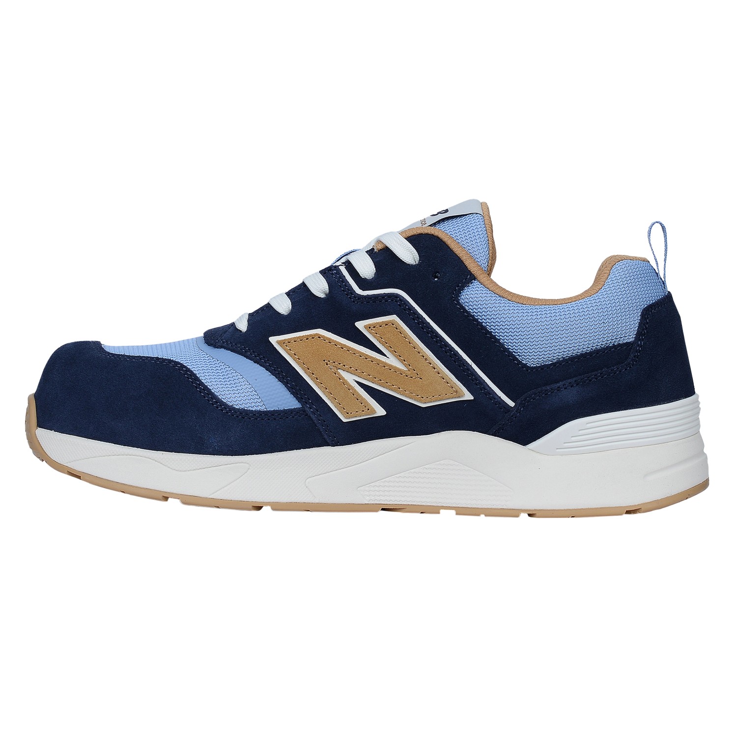 New Balance Elite Lite S1 Sicherheitsschuh in Blau/Braun, Größe 40.